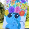 Weevil with a Fancy Flower Crown Painting - Image 2