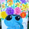 Weevil with a Fancy Flower Crown Painting