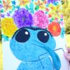 Weevil with a Fancy Flower Crown Painting - Image 3