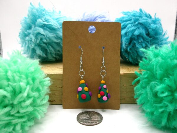 Holiday Christmas Tree Earrings - Image 2