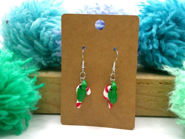 Weevil on a Candy Cane Earrings - Image 3