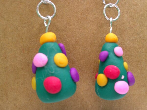 Holiday Christmas Tree Earrings