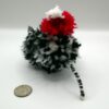 Black and White Puffball Weevil with a Santa Hat - Image 3